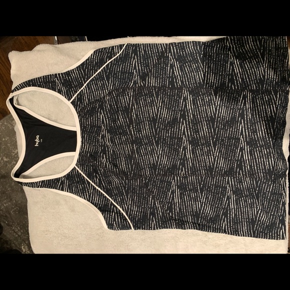 Hyba Racerback Yoga Tank Black & White Size Large - Picture 6 of 10
